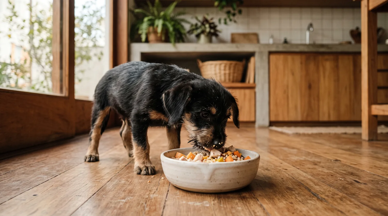 Alimentação natural para filhote: posso dar e como fazer com segurança